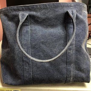 Denim Restoration Hardware Large Tote